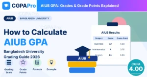 Read more about the article AIUB Grading System 2026: Grades, GPA & CGPA Guide