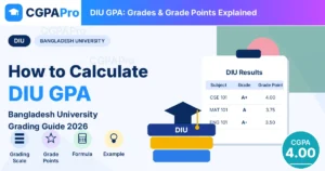 Read more about the article DIU Grading System 2026: Grades, GPA & CGPA Guide
