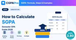 Read more about the article How to Calculate SGPA: Formula & Examples (2026)