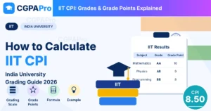 Read more about the article IIT Grading System 2026: CPI, SPI & Grades Guide (India)
