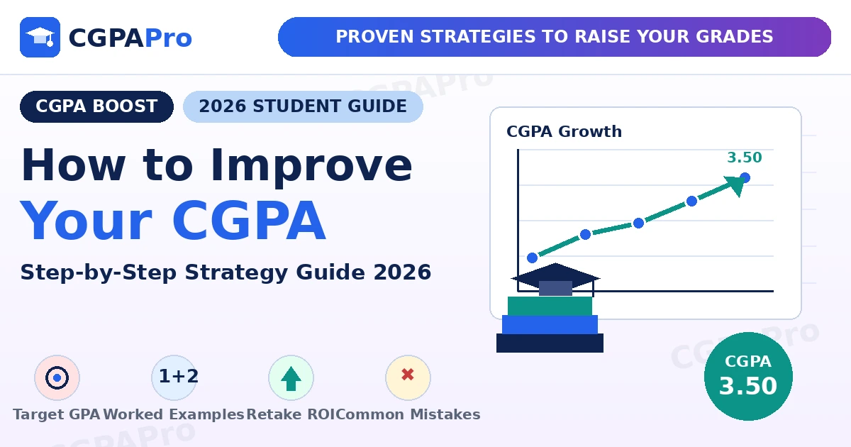Read more about the article How to Improve Your CGPA: Proven Strategies for 2026